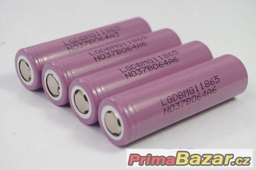 LG MG1 2900 mAh Li-ion 18650 baterie / 10A – fotografie 1