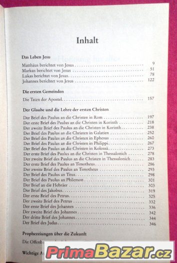 Novy zakon v nemcine: Neues Testament (nova kniha) – fotografie 2