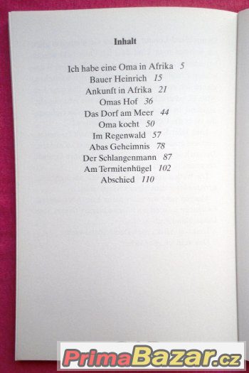 Knizky v nemcine a cestine Meine Oma wohnt in Afrika-nove – fotografie 3