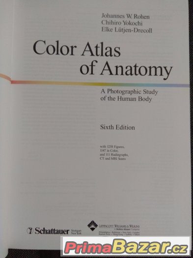 ATLAS ANATOMIE / Color Atlas of Anatomy  Rohen - Yokochi – fotografie 2