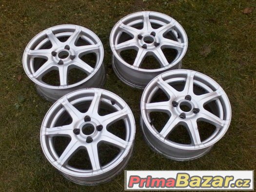 Alu kola 4x100-15" + pneu ,VW,Seat,Opel atd – fotografie 1