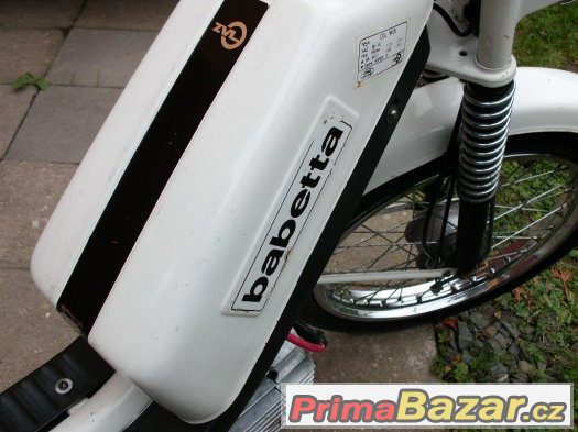 Babetta 210,nový model,po GO motoru,Kartička – fotografie 3