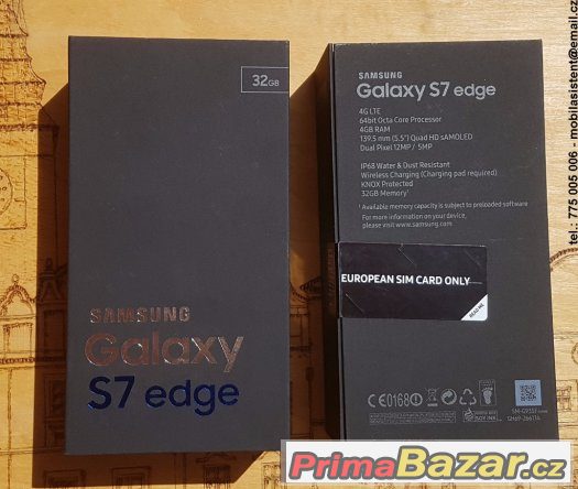 Samsung S7 edge - Prázná krabička box krabice – fotografie 4