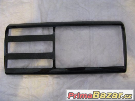 Rámeček kolem monitoru/radia BMW E38,E39-ČERNÉ DŘEVO – fotografie 1
