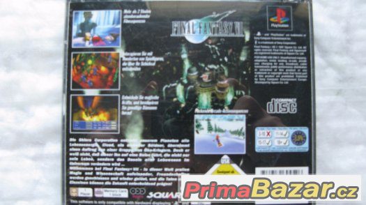 PSX Hra Final Fantasy VII 7,NĚMECKÁ VERZE-kompletní – fotografie 2