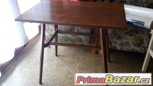 Stolek z 60.let min. stol. - s výpletem - THONET – fotografie 1