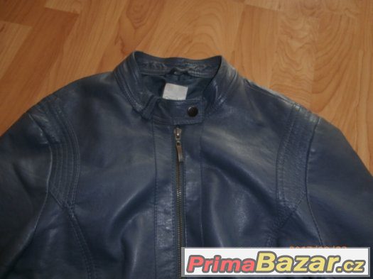 Dámská koženková bunda, vel.38, levně – fotografie 2