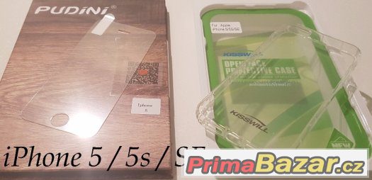 iPhone 4 5 6 6plus - SADA Pouzdro + Tvrzené Ochranné Sklo – fotografie 2
