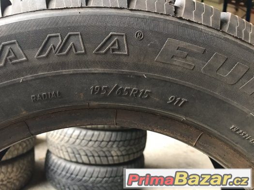 Prodám 2ks zimních pneu 195/65-15 – fotografie 3