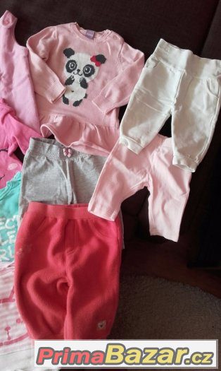 Set / balík / sada oblečení holka 0-9m 50ks – fotografie 5
