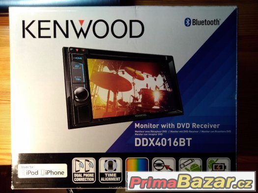 2DIN autorádio Kenwood DDX4016BT – fotografie 2