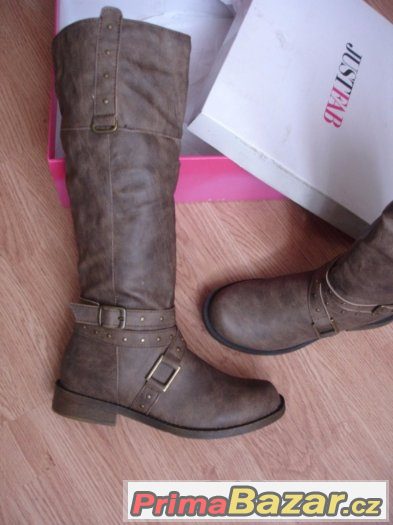 6. Kozačky vel. 36 zn. JUSTFAB – fotografie 1