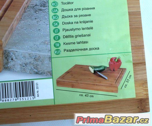 Krájecí prkénko KESPER bambusové – fotografie 2