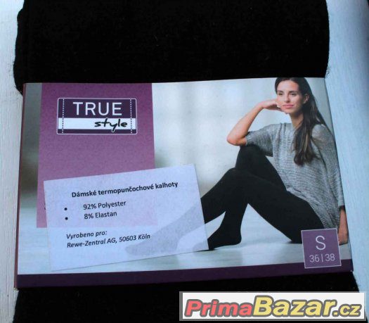 Dámské termo punčochové kalhoty zn.True Style – fotografie 1