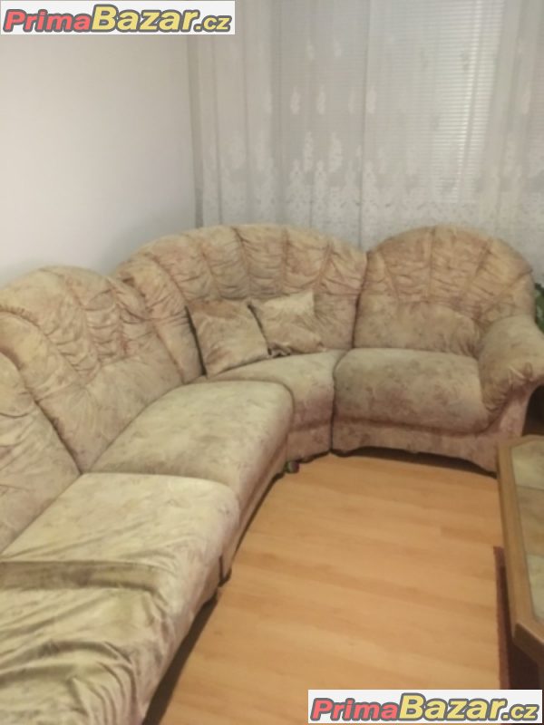 Rohová sedací souprava – fotografie 1