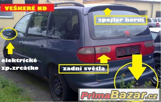 Spojler + reflexní světelný štít + ND: VW Sharan/F.Galaxy – fotografie 2