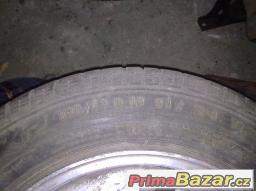 195/65R15 zimní - vzorek na 1 zimu + AL kola Opel 15 – fotografie 4