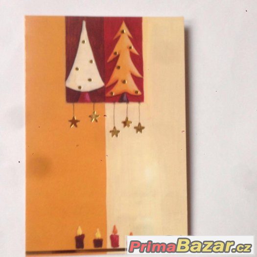 Vánoce - přáníčko + obálka - 1 sada - 5,- Kč – fotografie 2