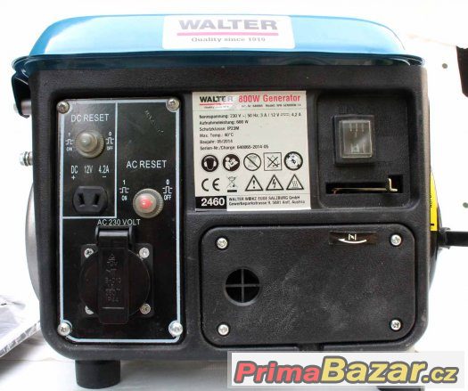 Benzinový generátor 220V/800W a 12V 4,2A – fotografie 2