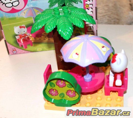Stavebnice Lego kostky Hello Kitty Originál Unico Plus – fotografie 2