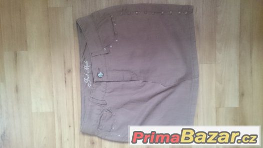 Prodám hnědou džínovou sukni zn. Fresh Made – fotografie 1
