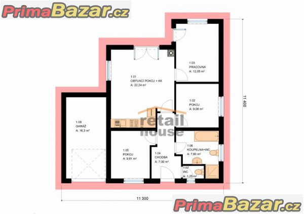 Bungalov Retail Tango XXL Plus, 4+kk+G, 85 m2 – fotografie 10