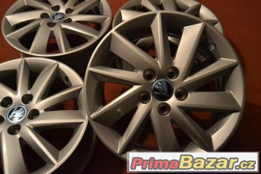 Alu kola Škoda 15" 5x100 NOVÉ – fotografie 1