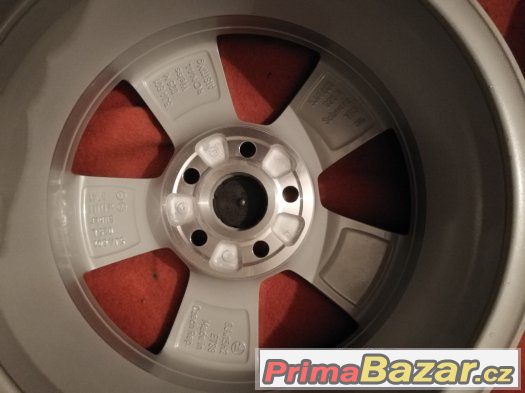 originál Alu kola Škoda 15" 5x100 nové – fotografie 2