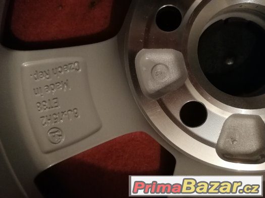 originál Alu kola Škoda 15" 5x100 nové – fotografie 3