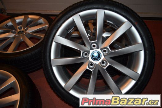 nové alu kola škoda ALARIS 5x112 r18 – fotografie 1