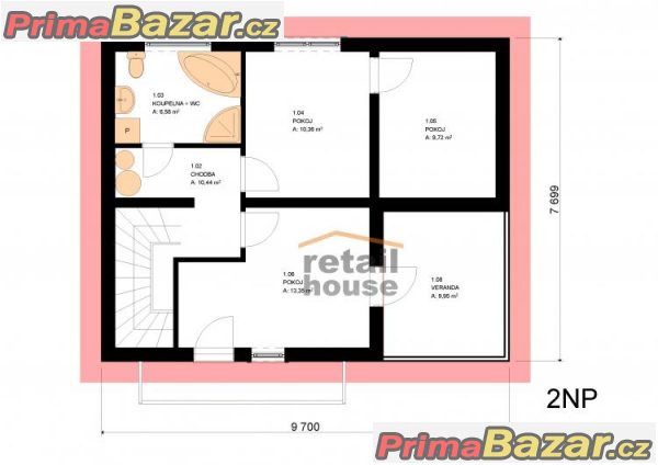 Rodinný dům Panda Elegant, 6+kk, 120 m2 – fotografie 10