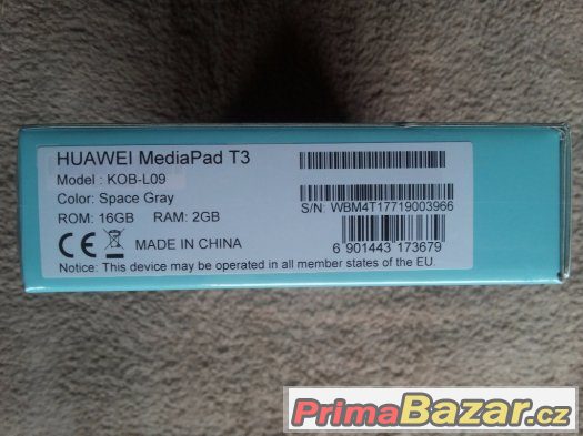 Nový tablet Huawei MediaPad T3 8, nevybalený – fotografie 4