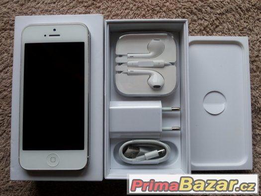Apple iPhone 5 16GB,Pěkný s krabicí – fotografie 1