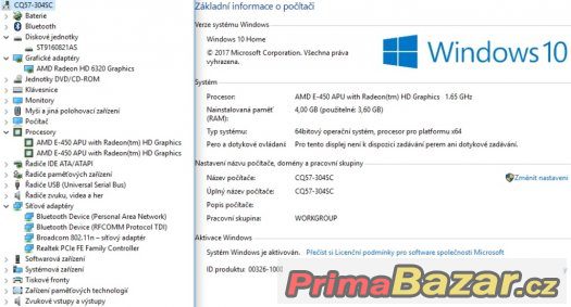HP CQ57-304SC – fotografie 2
