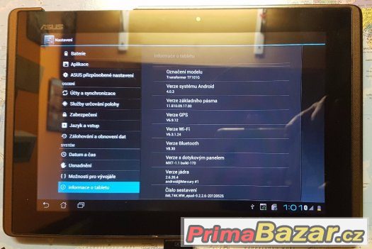 Tablet 10.1″: Asus Eee Pad Transformer TF101 – fotografie 2