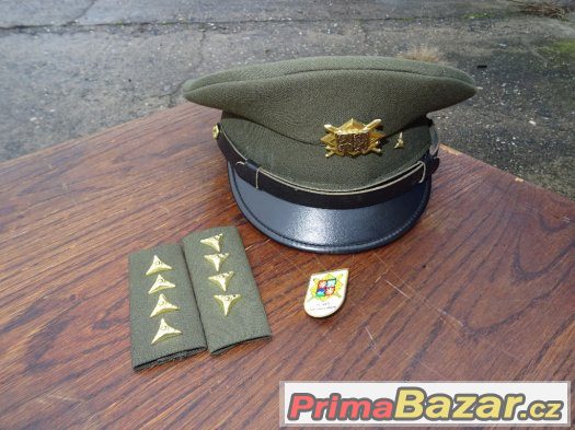 AČR - vojenská brigadýrka + výložky a odznak – fotografie 1