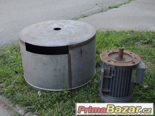 Elektromotory a nerezový buben. – fotografie 4
