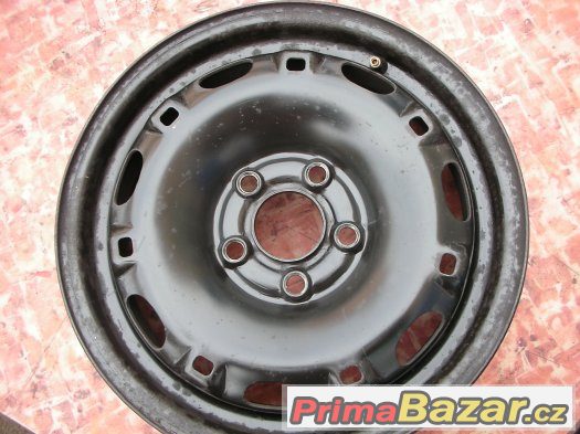 PRODÁM 1KS POUŽITÝ PLECHOVÝ DISK NA ŠKODA FABIE/VW 5x14 ET35 – fotografie 1