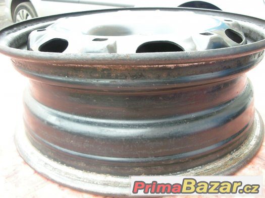 PRODÁM 1KS POUŽITÝ PLECHOVÝ DISK NA ŠKODA FABIE/VW 5x14 ET35 – fotografie 3