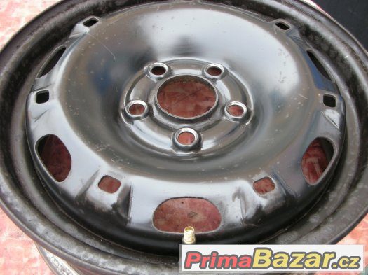PRODÁM 1KS POUŽITÝ PLECHOVÝ DISK NA ŠKODA FABIE/VW 5x14 ET35 – fotografie 5