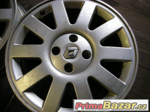 PRODÁM 4KS ORIGINÁL ALUDISKY NA RENAULT LAGUNA 6.5x16 ET43 – fotografie 3