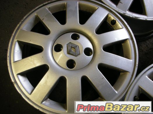PRODÁM 4KS ORIGINÁL ALUDISKY NA RENAULT LAGUNA 6.5x16 ET43 – fotografie 5