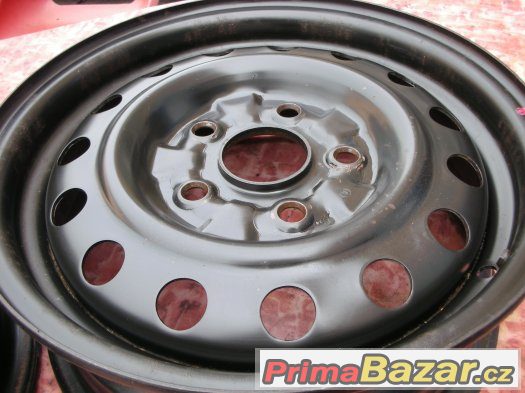 PRODÁM 2KS PLECHOVÝCH DISKŮ NA NISSAN/HONDA 5.5x14 ET28 – fotografie 4