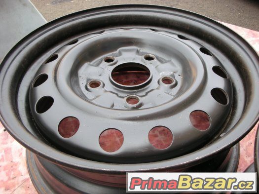 PRODÁM 2KS PLECHOVÝCH DISKŮ NA NISSAN/HONDA 5.5x14 ET28 – fotografie 5