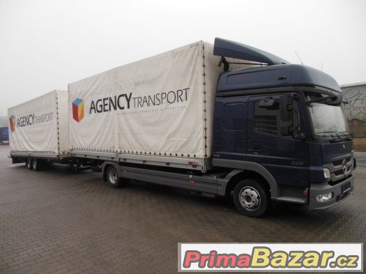 Valník M-B Atego 822 + přívěs AGADOS DONA – fotografie 2