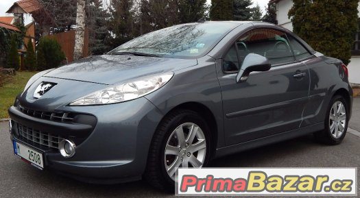 Peugeot 207 cc cabriolet 1,6 benzín 88kw najeto 69829 km – fotografie 1