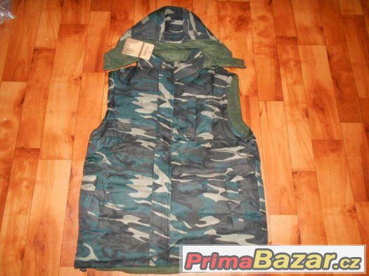 Nová zateplená vesta camo 3 – fotografie 1