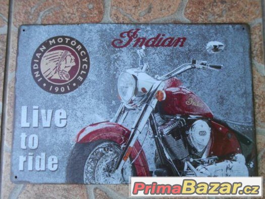 Sběratelská cedule Indian – fotografie 1