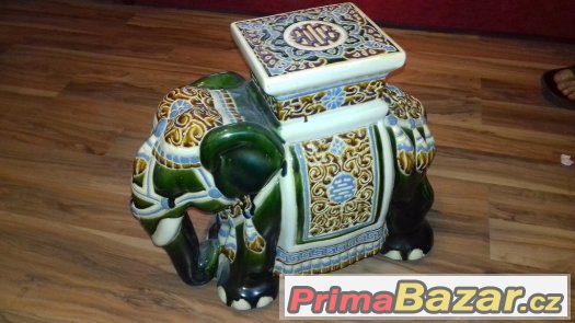 Porcelánový slon – fotografie 3
