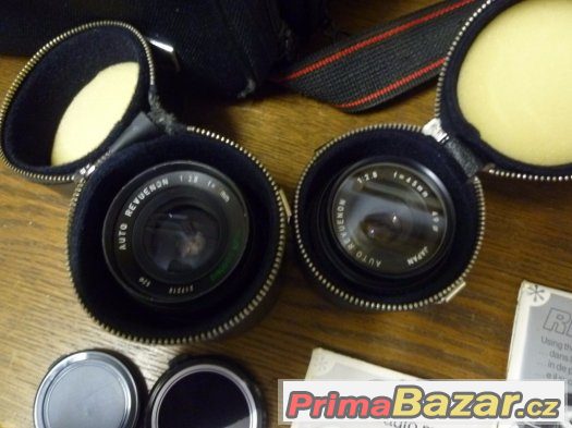 Kamera na kinofilm Fotoaparát Revueflex Ac2 motor blesk – fotografie 4